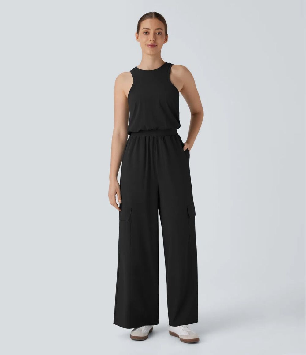 Halara L Breezeful Roundneck Jumpsuit
